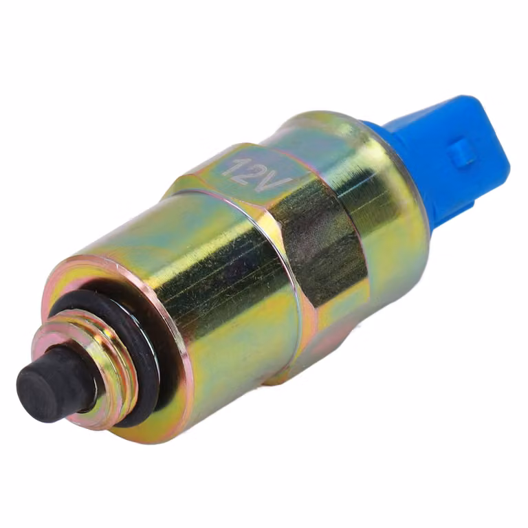 Valvola solenoide carburante, solenoide spegnimento carburante, valvola solenoide carburante 12V, valvola solenoide spegnimento carburante, sostituzione solenoide carburante, solenoide spegnimento carburante escavatore