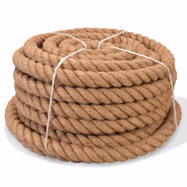 Corda in Juta 100% vidaXL marrone 30 m, diametro 40 mm