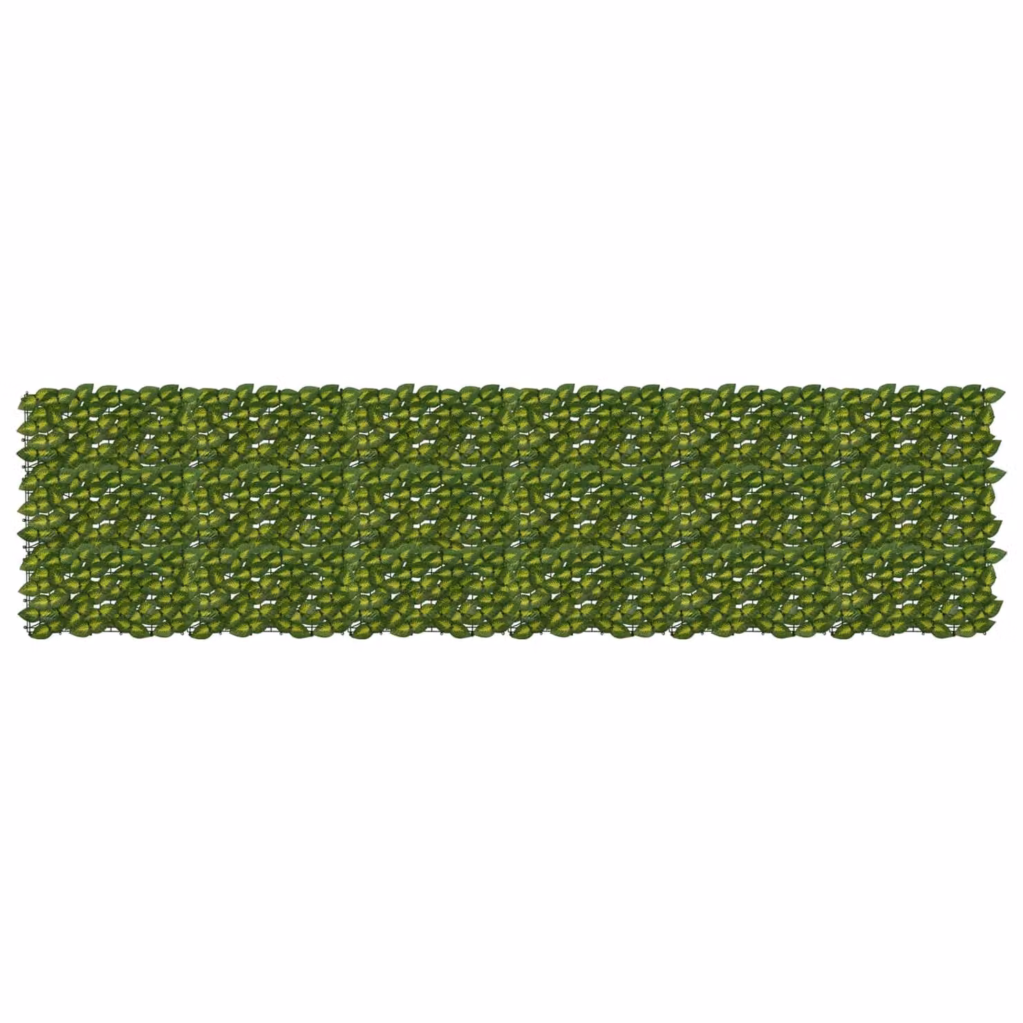 Schermo per balcone con siepe artificiale vidaXL, motivo foglie Verde e Giallo, L: 300 cm, H: 75 cm