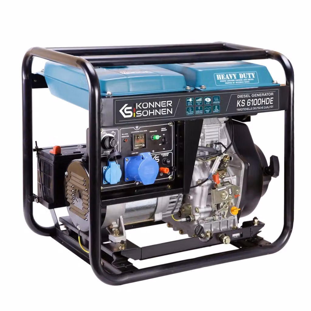 Generatore diesel Könner & Söhnen KS 6100HDE EURO V blu – 2