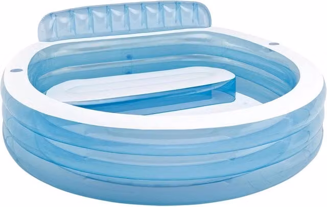 Piscina gonfiabile rotonda Intex Family colore blu L: 224 cm, P: 216 cm, H: 76 cm