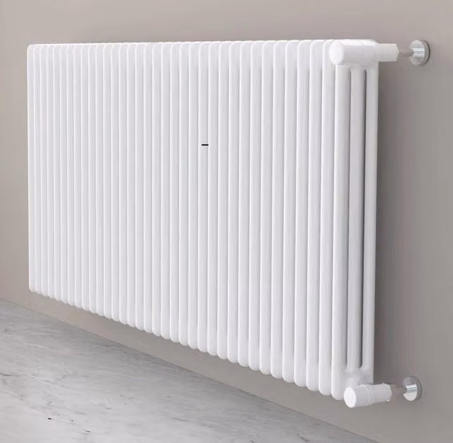 Radiatore Termosifone in Acciaio Tubolare Cordivari Ardesia a 3 Colonne, Colore Ardesia, H 65,6 cm, Interasse 60 cm