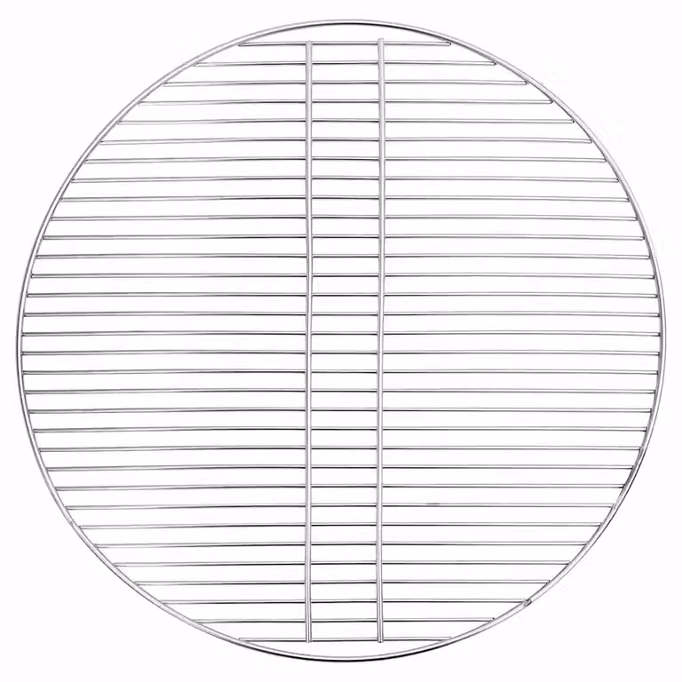 Griglia per barbecue vidaXL in acciaio inossidabile Argento L: 60 cm x P: 60 cm