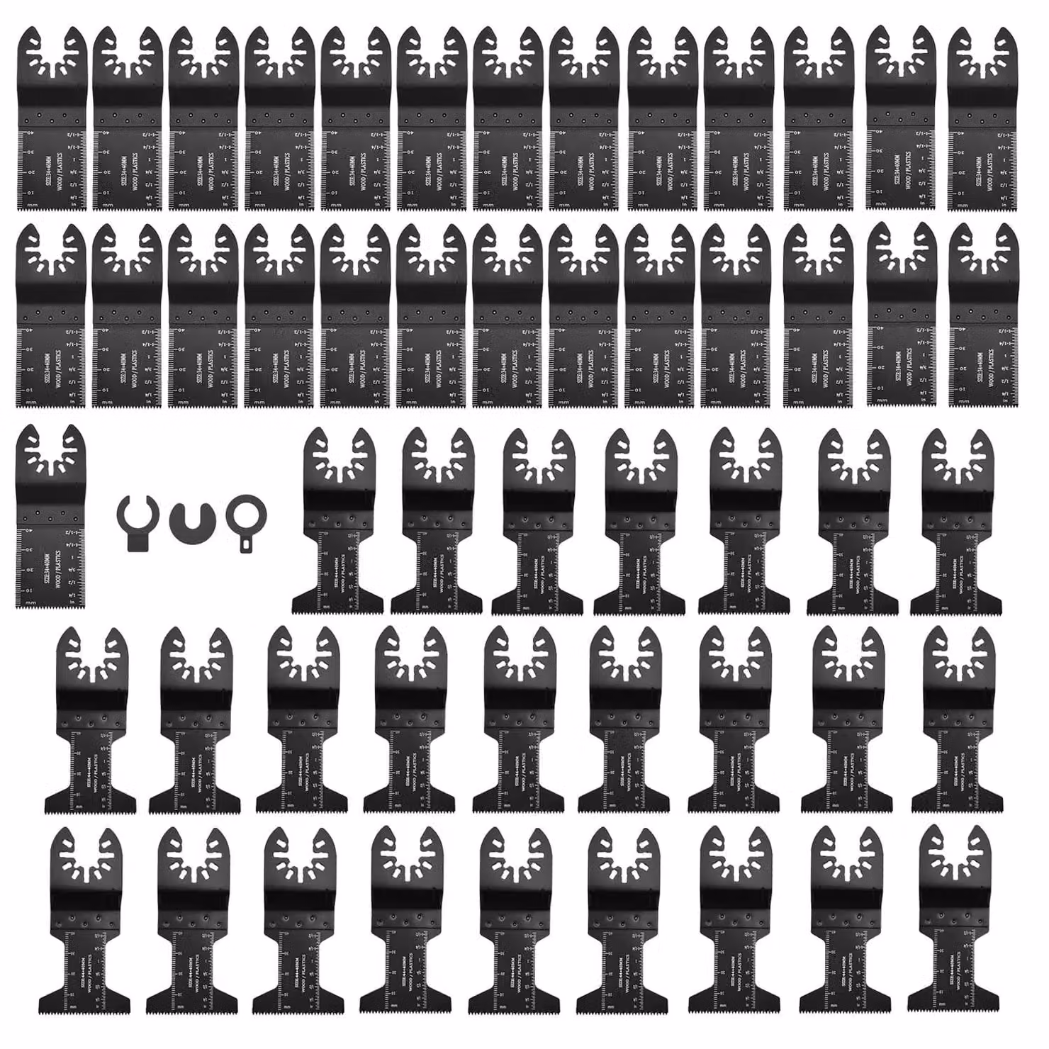 Set di 53 lame oscillanti per utensili multifunzione