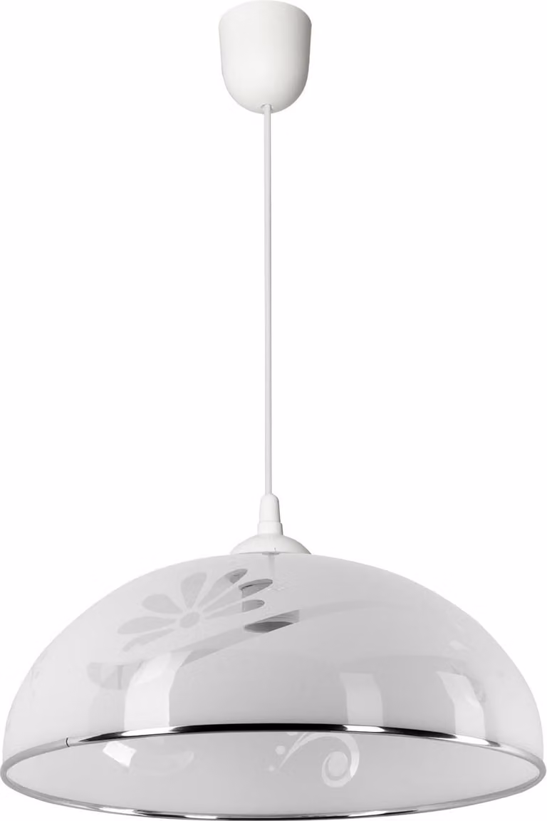 Lampada a sospensione Simi bianca 1xE27x40W, dimensioni: 70x38x38 cm, IP20, Lampex