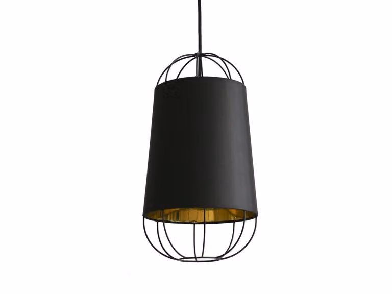 Lanterna Lampada a Sospensione Small - Oro/Nero
