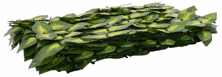 Schermo per balcone con foglie Verde e Giallo 600 x 75 cm
