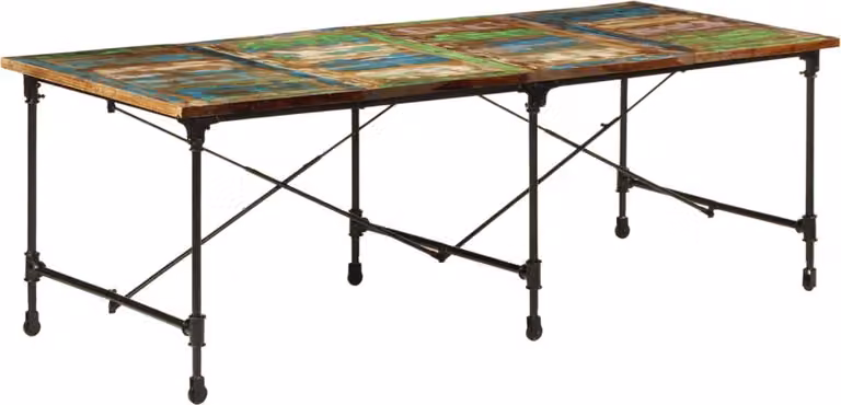 Maison Exclusive - Tavolo da pranzo 220x90x77 cm, in legno massello di recupero