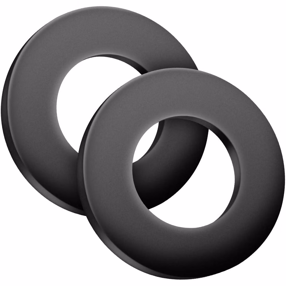 Anello distanziatore piatto, 2 pezzi, M24 x 44mm. Anello distanziatore Acciaio al carbonio nero