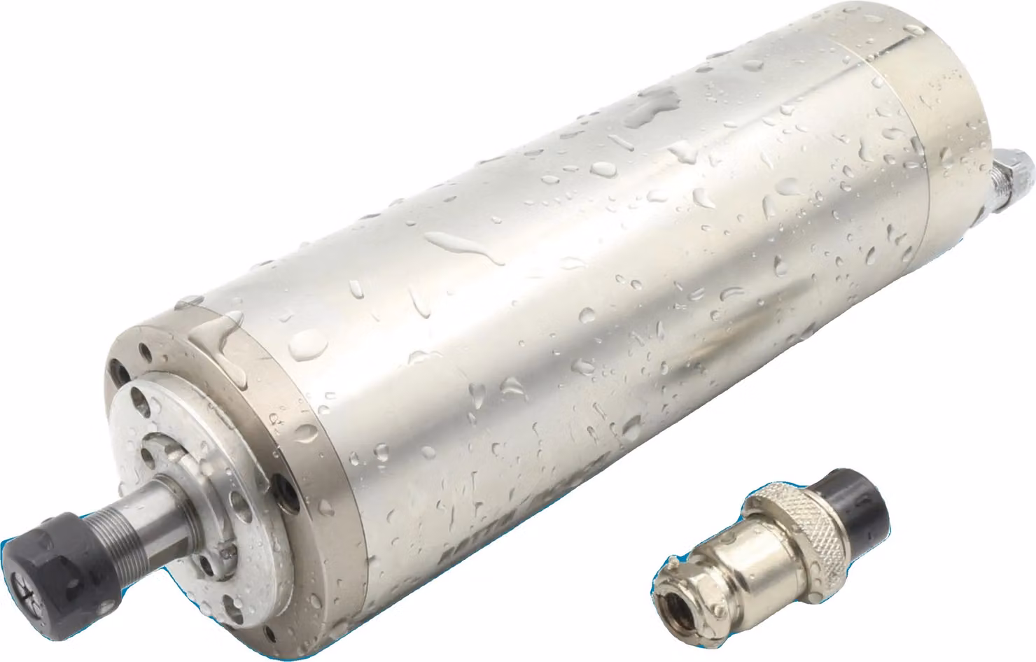 Motore per mandrino CNC, potenza 800W, sistema di raffreddamento a liquido, dimensioni 198 mm