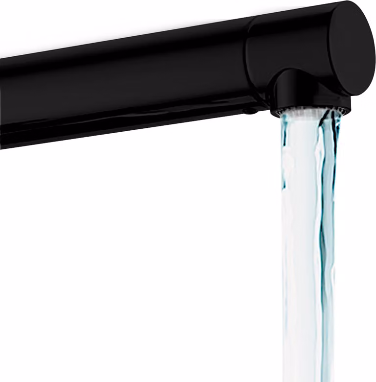 NABER 5010202: Regolatore del flusso laminare, finitura nera opaca, compatibile con la rubinetteria ARCO 1