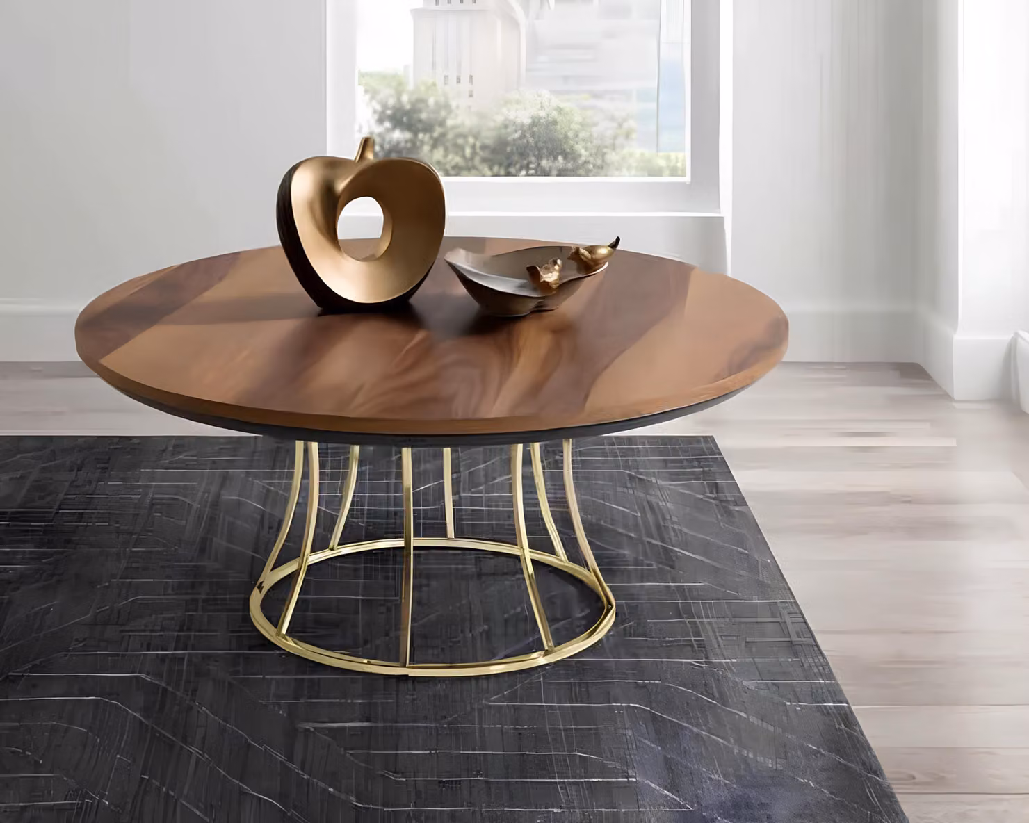 Tisch Möbel Luxus Holz Modern Couchtisch Wohnzimmer Kaffeetisch Design