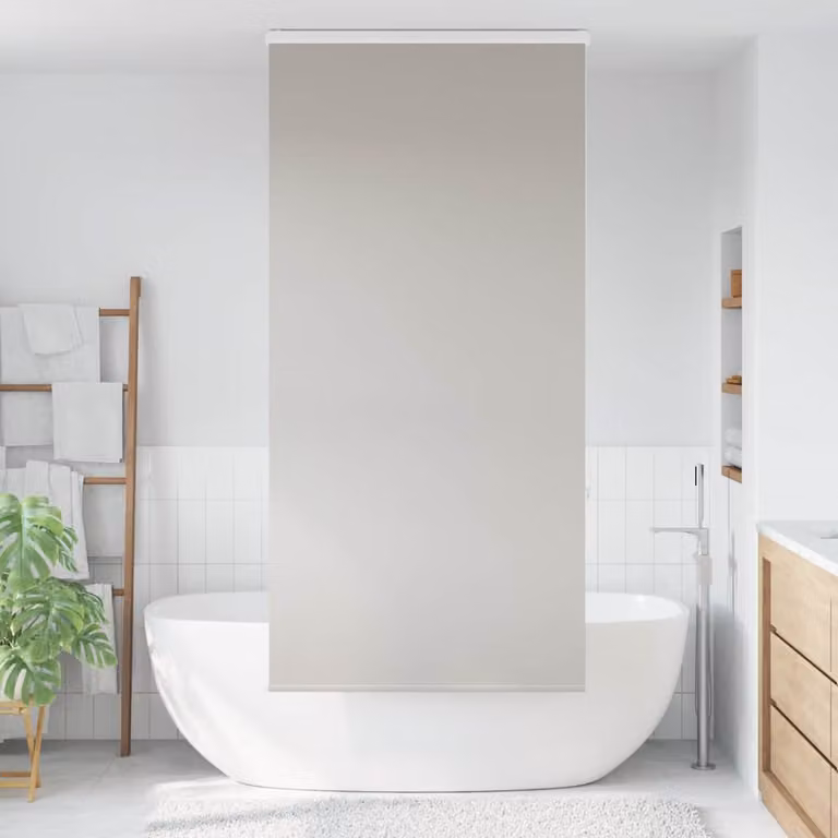 vidaXL Tenda a Rullo Doccia Cassonetto 110x240 cm Larghezza Tessuto