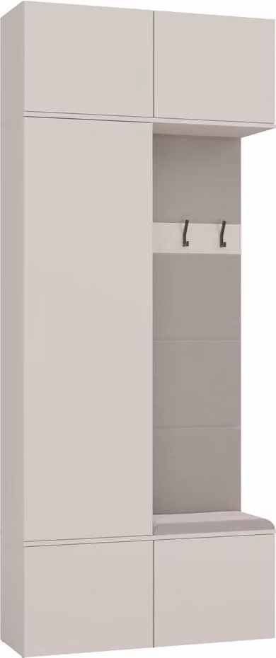 Armadio, cashmere / beige, 100 x 238 x 35 cm
