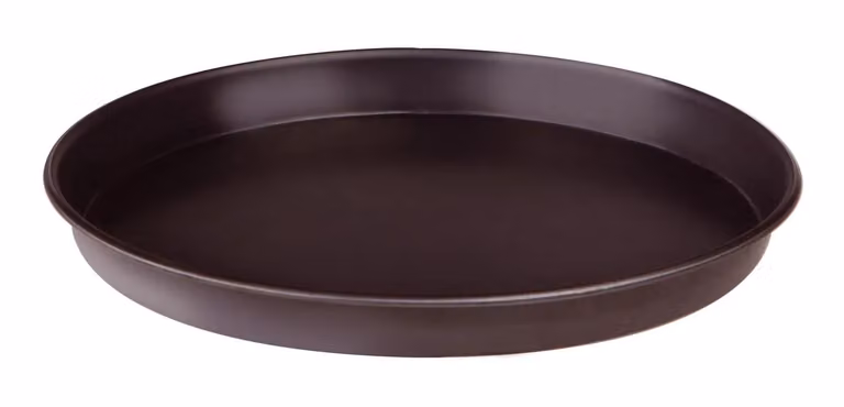 Teglia rotonda in lamiera blu per pizze, diam.36cm