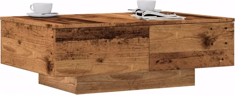 Maison Exclusive - Tavolino effetto legno antico 90x60x31 cm Materiale ligneo