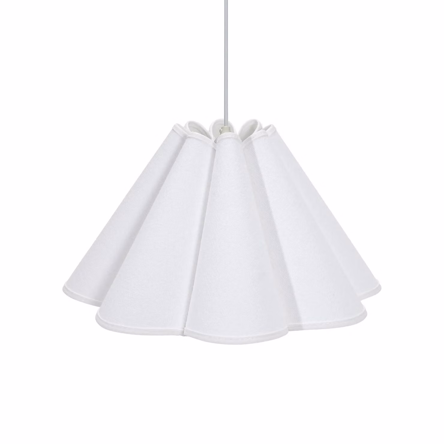 PR Home Lampada a sospensione Classic, dimmerabile, Bianco / Opale, Soggiorno / Sala da pranzo, Tessuto / Stoffa / Seta, Scandinavo, Lampada a sospensione