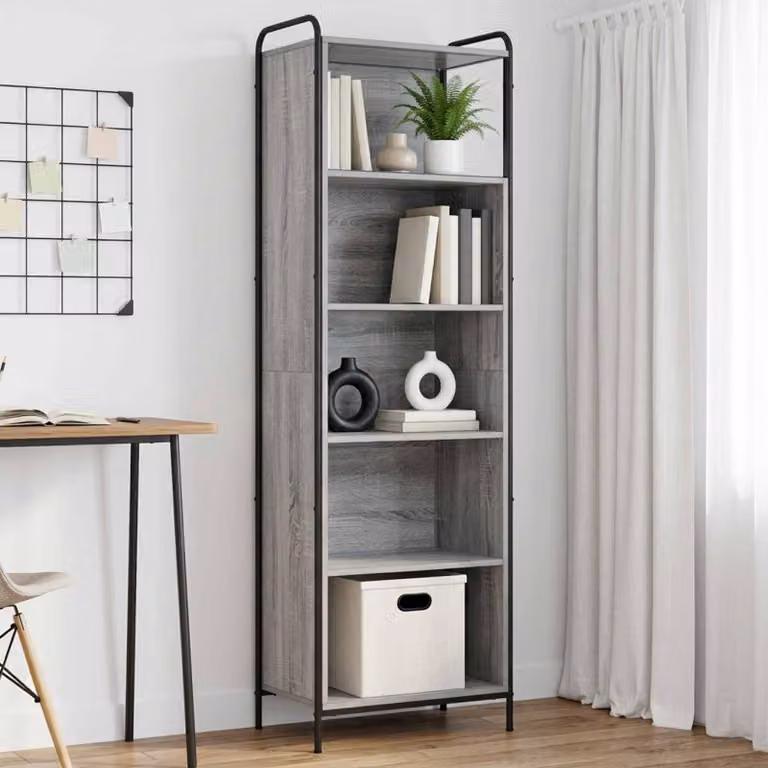 vidaXL Armadio per Libri 55,5 x 33 x 174 cm Legno ingegnerizzato