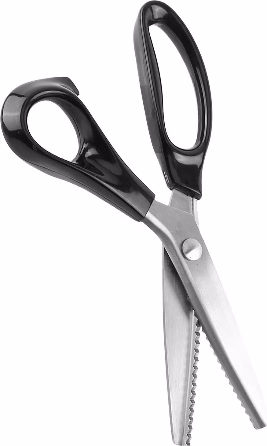 Forbici a zig zag per tessuti, dentellatura triangolare decorativa 3/5/7 mm, forbici per tessuti