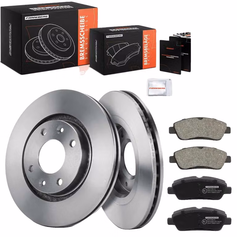 Dischi freno, diametro 265,5 mm, spessore 18,4 mm, larghezza 136,8 mm, autoventilati, compatibili con CITROËN e PEUGEOT