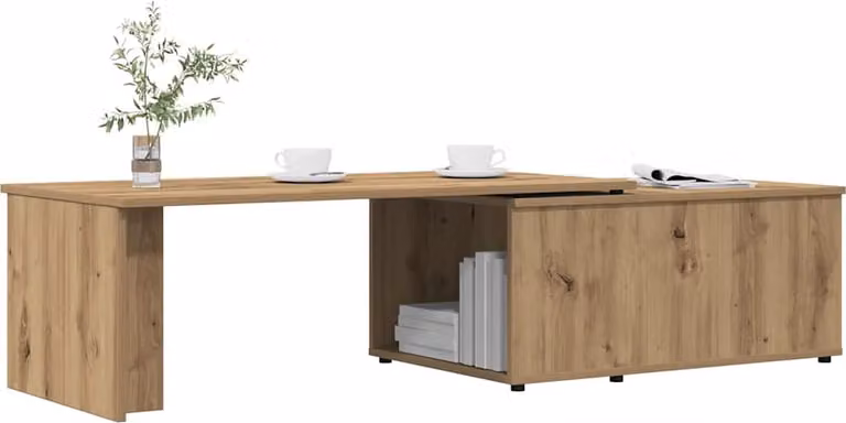 Maison Exclusive - Tavolino Artisan in rovere 150x50x35 cm Materiale ligneo