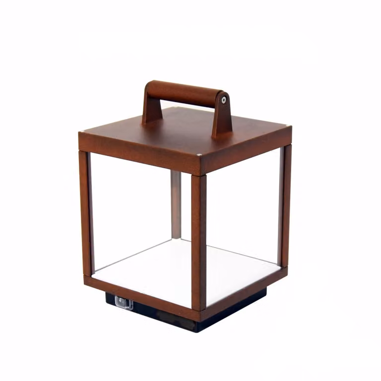 Lanterna Visor a led corten da 5w a batteria, IP54