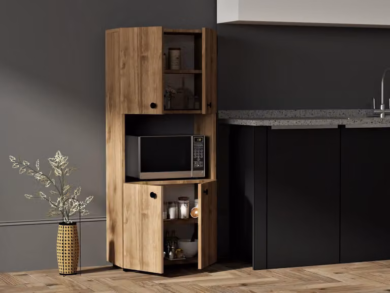 Skye Decor, Efe - Walnut, mobili da cucina, noce, 60 x 140 x 31,4 cm