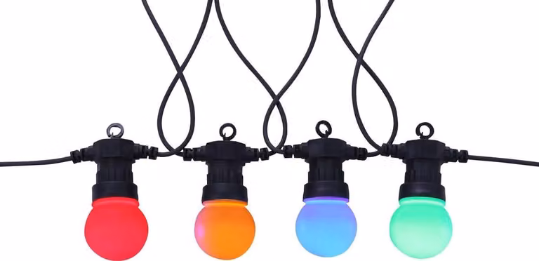 Catena luminosa a LED, lunghezza 4,5 metri, grado di protezione IP44, 1745 LED, adatta per interni ed esterni