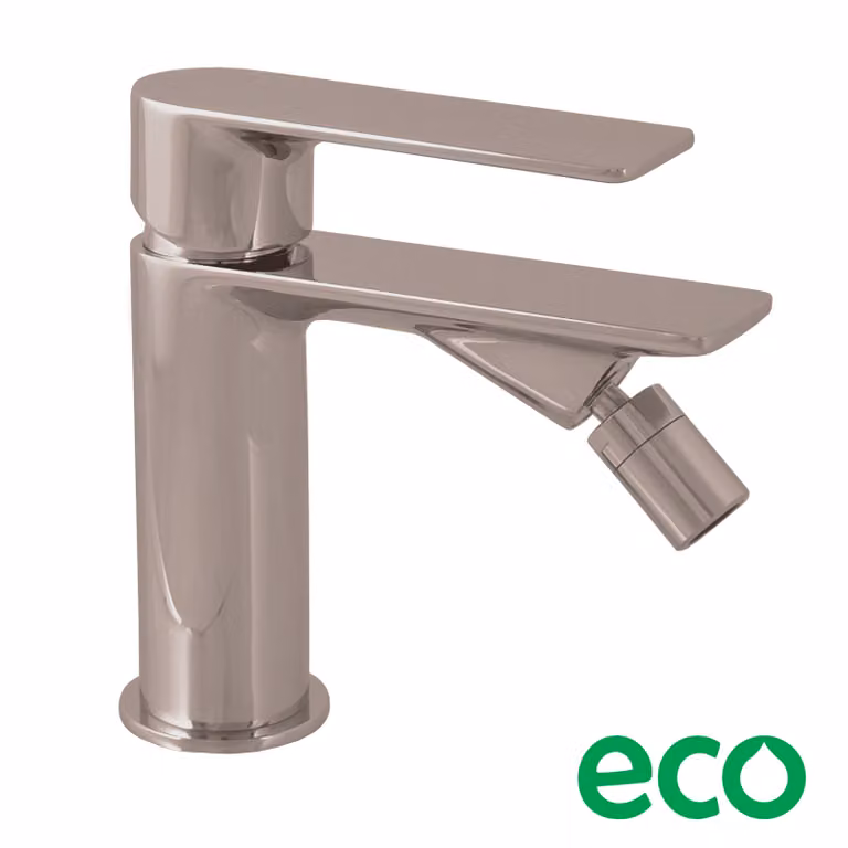 NIL - Rubinetto per bidet senza scarico, Metal Grey - lucido NL144.0MGL, RAV Slezák