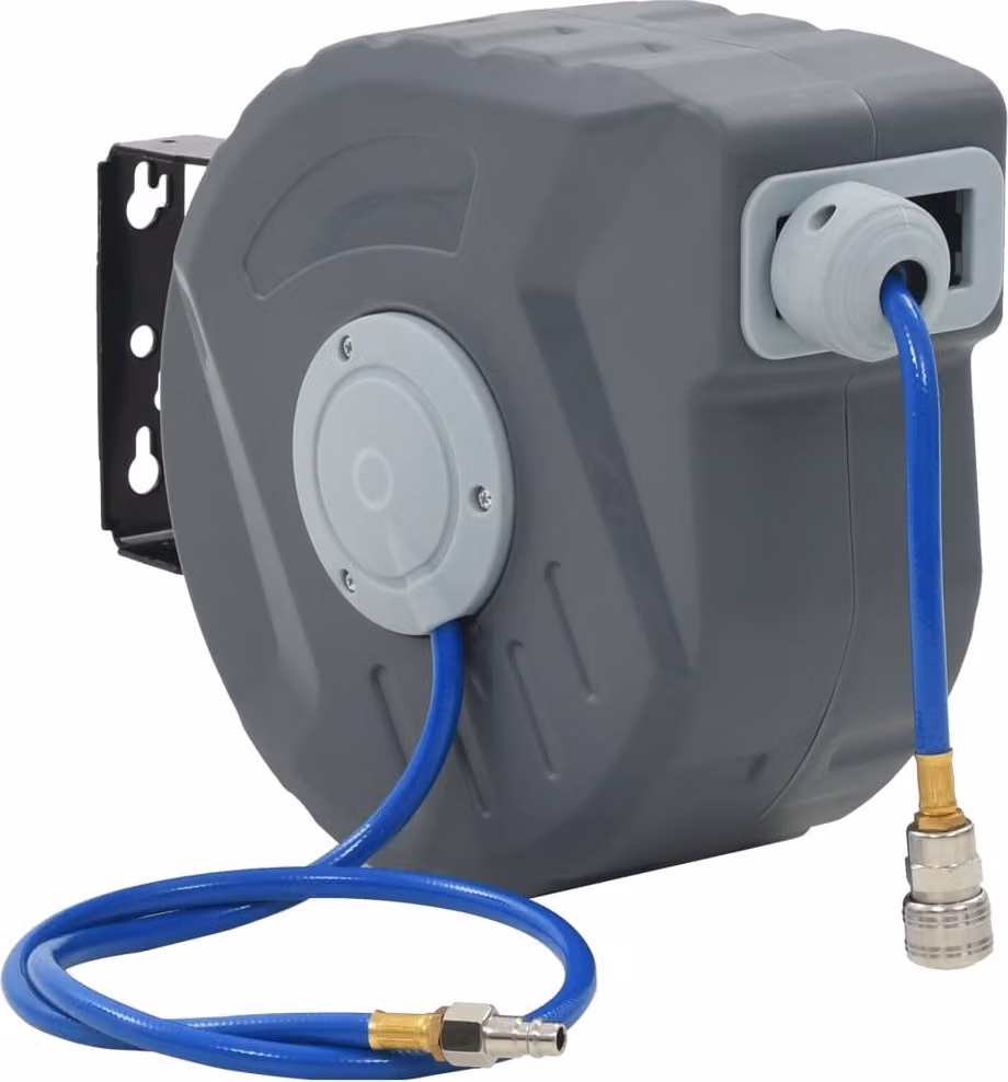 The Living Store Avvolgitore automatico per aria compressa 1/4" 12 m