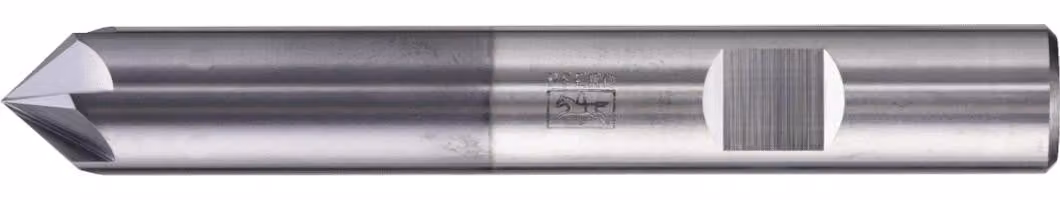 PFERD TOOLS Fresa per sbavare in metallo duro integrale 6 taglienti a 90° Ø 12 mm codolo in TiAlN HB Smussatura universale di linee