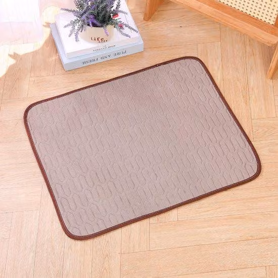 Tappetino rinfrescante per gatti domestici 100x75 cm - Tappetino rinfrescante estivo in lattice per animali domestici - Adatto a cani e gatti - Ideale per gabbie, trasportini, cucce e cuccette - Lavabile in lavatrice