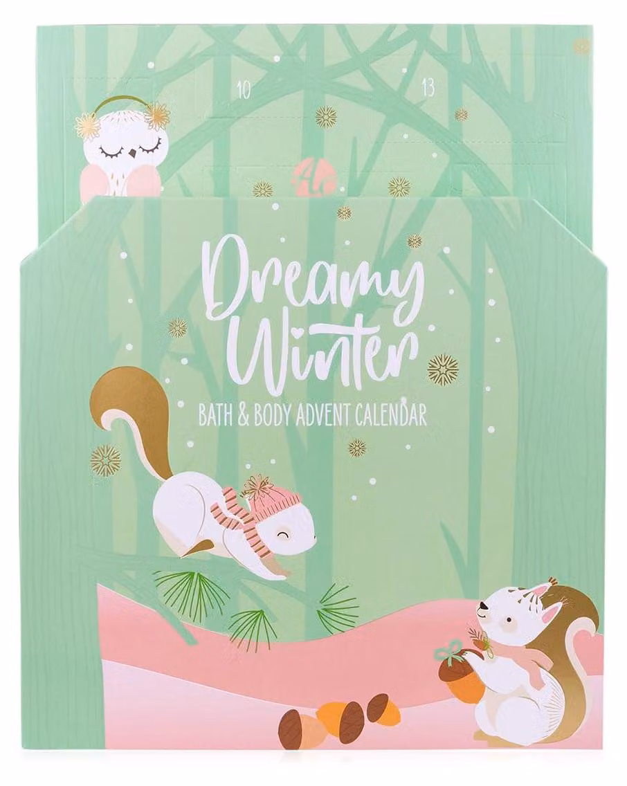 Bellezza Calendario dell'Avvento Calendario di Natale Cura del benessere Shampoo Spa Bomba da bagno