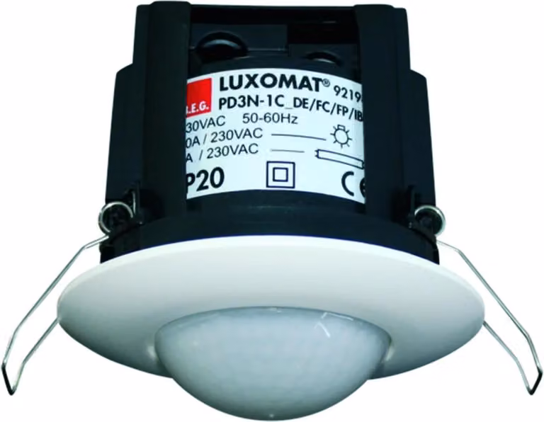 Rilevatore di movimento da incasso a soffitto BEG, bianco, PD3-1C-DE, 360°, 1 pz.