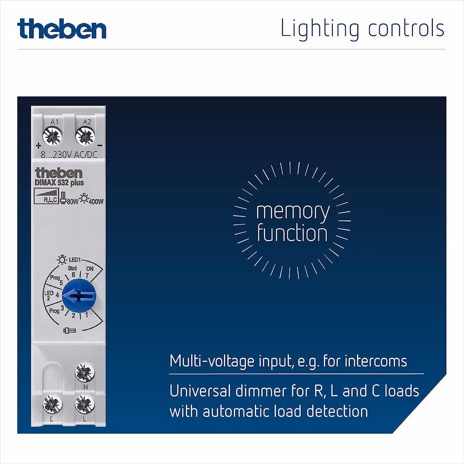 Theben DIMAX 532 plus - Dimmer