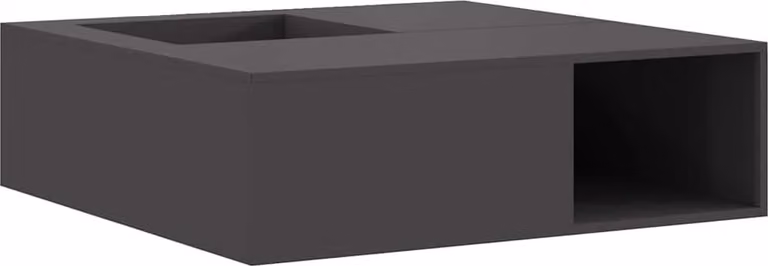 Focolare Nero 100 x 100 x 30 cm Acciaio