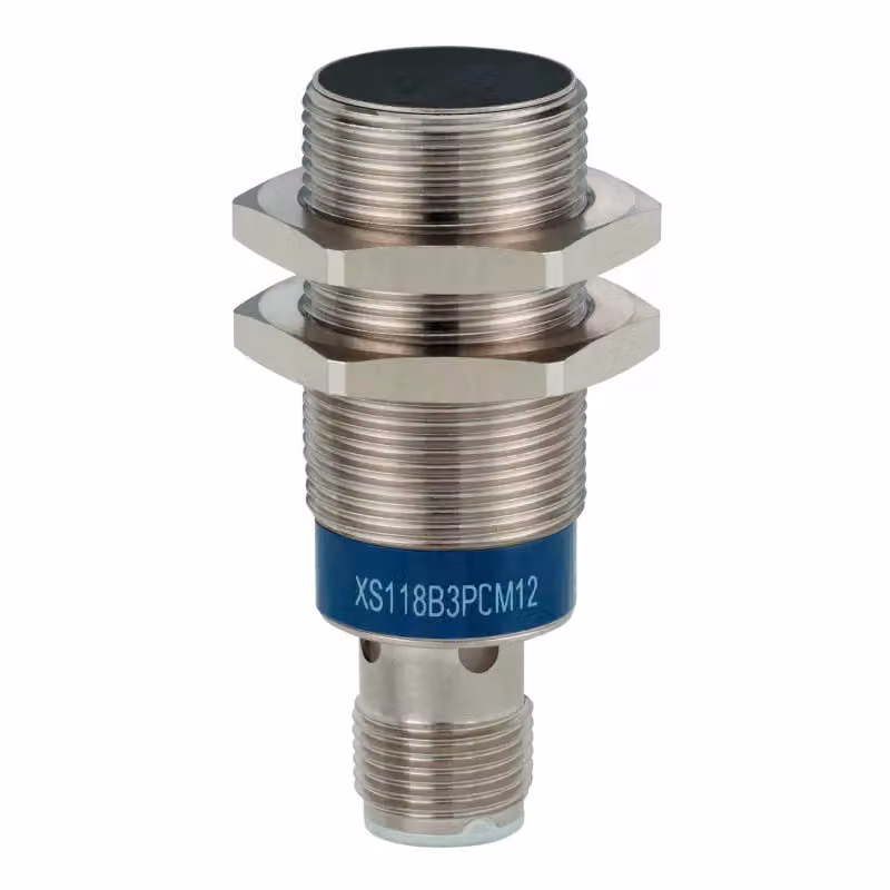 Schneider Electric XS118B3PCM12, sensore induttivo, grado di protezione IP69K, 40 g, 204 mm, 148 mm, 21 mm