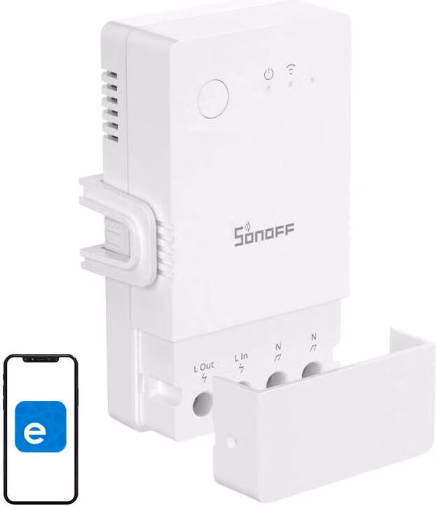 Interruttore Wifi con funzione di misurazione della corrente Sonoff Powr316 Pow Origin