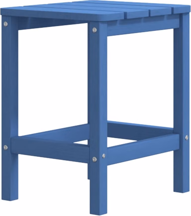 Tavolo da Giardino Adirondack Blu Acqua 38x38x46 cm HDPE