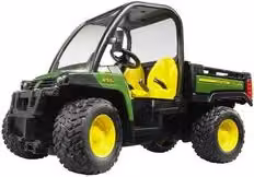 Modellino Grattatore Scala 1:16 John Deere Bruder Verde