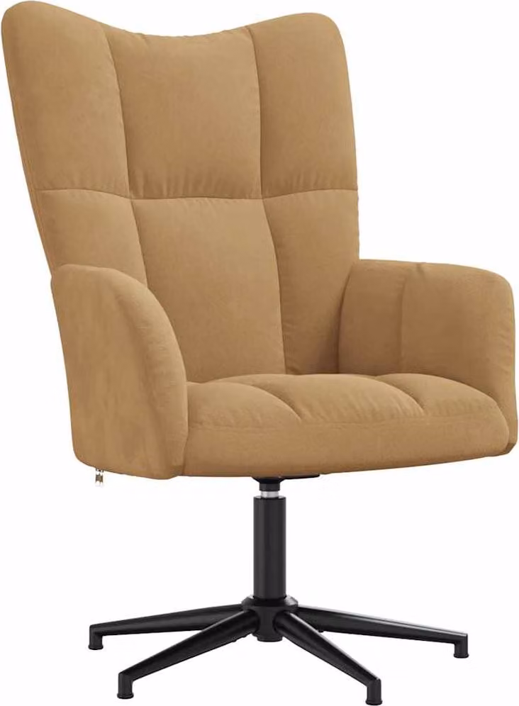 Sedia Relax Marrone in Velluto