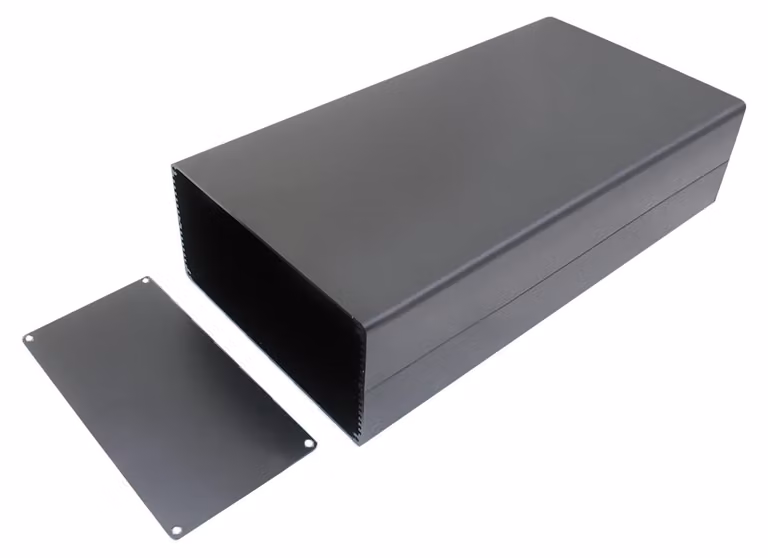 Alloggiamento in alluminio per elettronica, dimensioni 200x160x80 mm, impermeabile