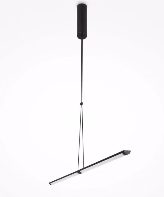Lampada a sospensione lineare Maytoni Supersymmetry LED 88cm nera