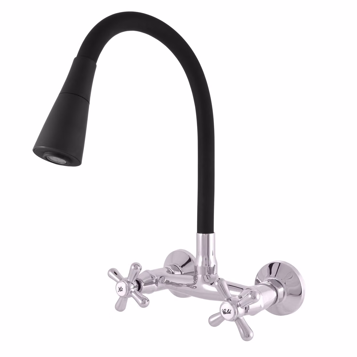 Rubinetto per lavabo RAV Slezák con braccio flessibile e doccetta MK102.5/13 Morava Retro, colore cr