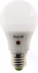 Lampadina LED Beghelli SAVING LED Sensor 56158 con sensore di movimento, attacco E27, 12 W, 1300 lumen, luce bianco caldo