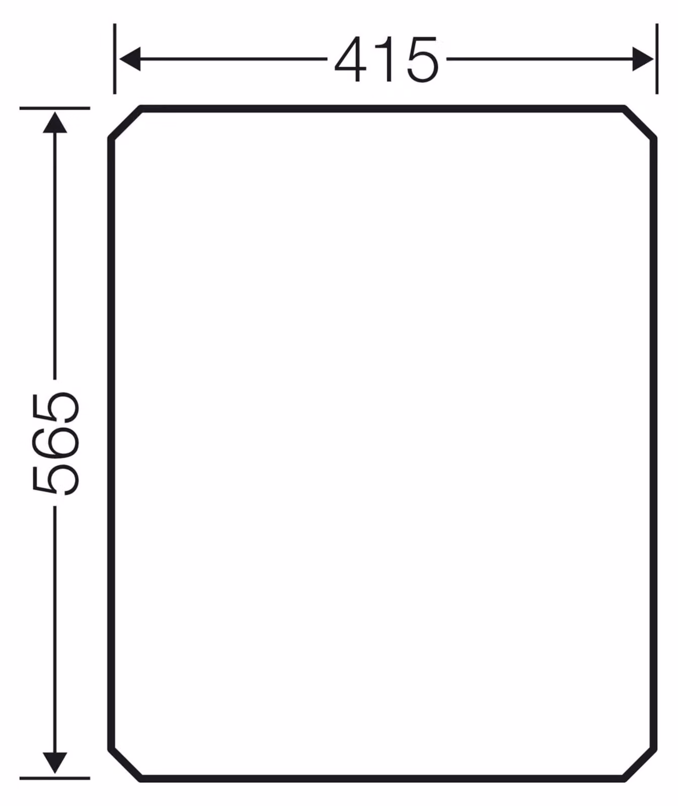 Piastra di montaggio HENSEL distributore Kst unbeh 415x565mm