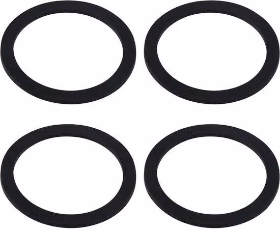 Set di guarnizioni O-ring per bagno - Guarnizioni - 4 pezzi - Nere - Resistenti - Affidabili - per l'uso in bagno