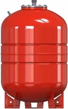 Vaso di espansione Maxivarem LR CE per impianti di riscaldamento rosso con membrana sostituibile, capacità 50 l, raccordo 3/4"