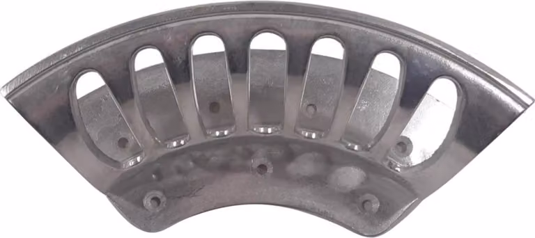 Portagomma a parete forma B in alluminio grande L350xP136mm