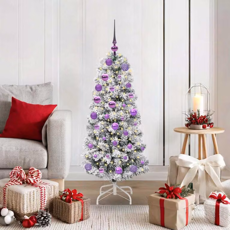 Maison Exclusive - Albero di Natale artificiale pieghevole verde e bianco 120 cm